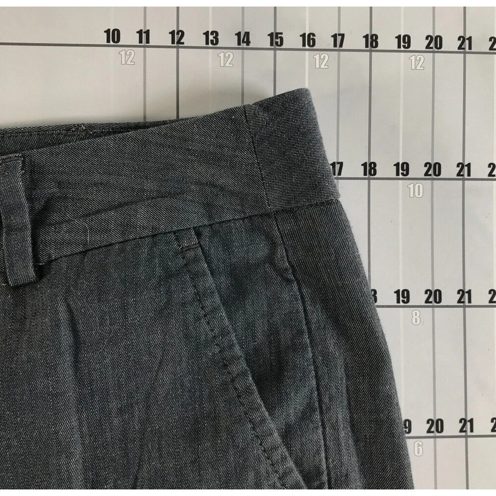 Banana Republic Pants Womens 10 Dark Grey Lightweight Pocket Cotton Blend